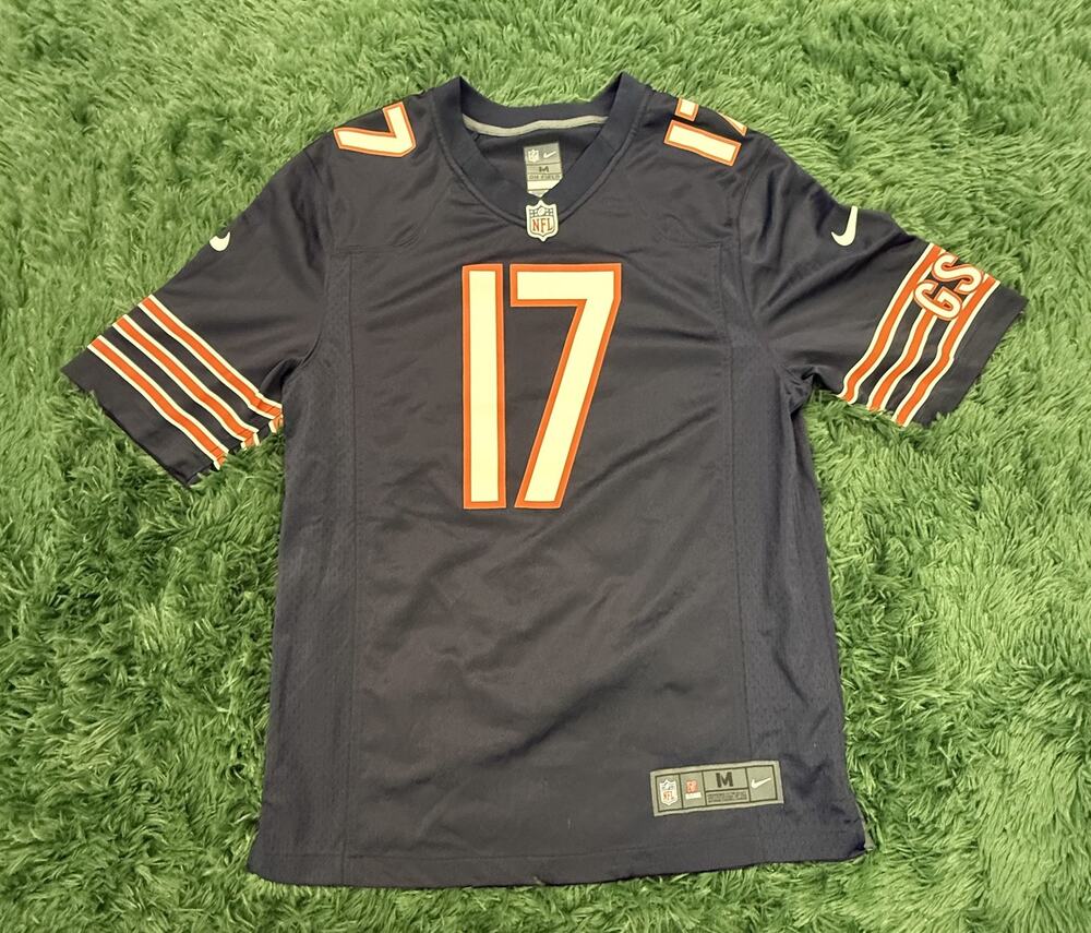Alshon Jeffery Nike Chicago Bears NFL Football Jersey #17 Men's Size M Navy Blue